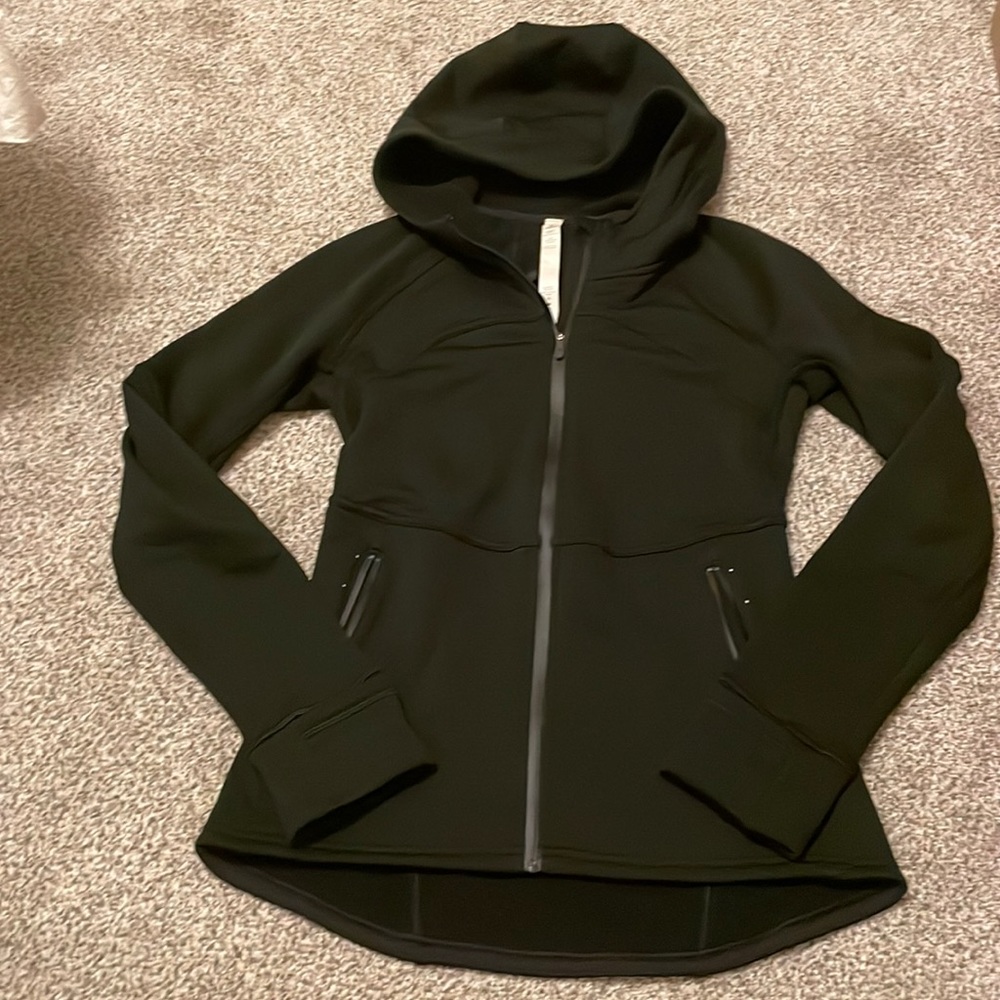 lululemon athletica Black Hooded Zip Jacket